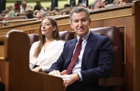 ep archivo   la portavoz del pp en el congreso ester munoz y el presidente del partido popular