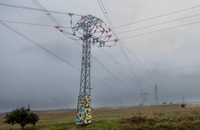 ep archivo   varios tendidos electricos a 6 de febrero de 2026 en madrid espana