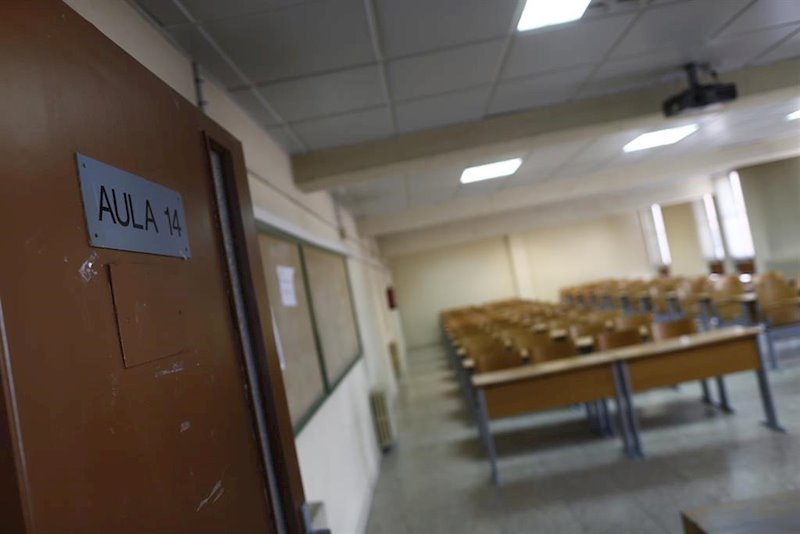 ep aula de una facultad de la ciudad universitaria de madrid