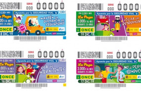 ep cupones de la once dedicados a la seguridad vial para los sorteos del 16 17 18 y 19 de diciembre