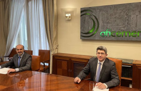 ep e presidente de oficemen victor garcia brosa y el director general aniceto zaragoza ep e presidente de oficemen victor garcia brosa y el director general aniceto zaragoza