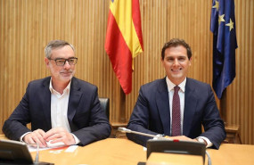 ep el exsecretario general de ciudadanos jose manuel villegas y el expresidente del partido albert