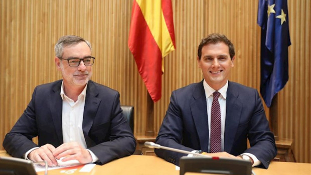 ep el exsecretario general de ciudadanos jose manuel villegas y el expresidente del partido albert