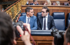 ep el presidente del gobierno pedro sanchez y el vicepresidente y ministro de economia carlos cuerpo