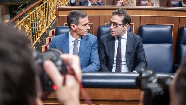 ep el presidente del gobierno pedro sanchez y el vicepresidente y ministro de economia carlos cuerpo