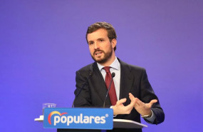 ep el presidente del partido popular pablo casado en la rueda de prensa posterior al comite de