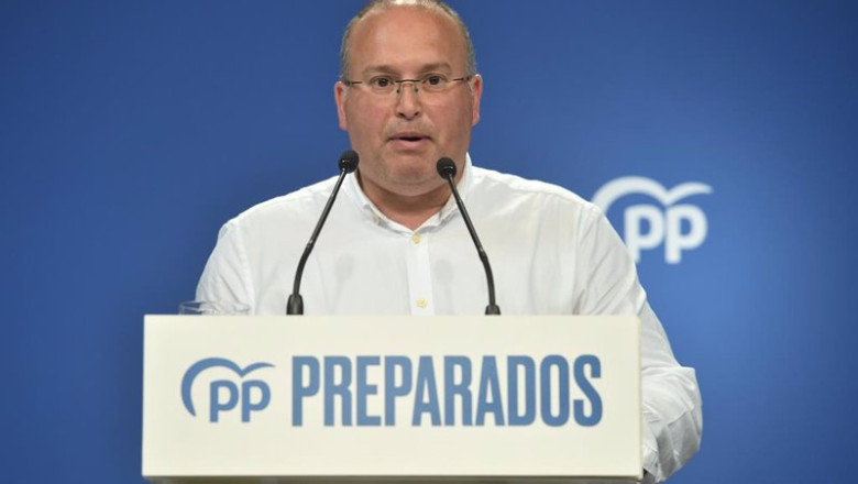 El vicesecretario de Organización Territorial del Partido Popular, Miguel Tellado, durante una rueda de prensa en la sede nacional, a 8 de agosto de 2022, en Madrid (España). | Gustavo Valiente - Europa Press ep el vicesecretario de organizacion territorial del partido popular miguel tellado durante una