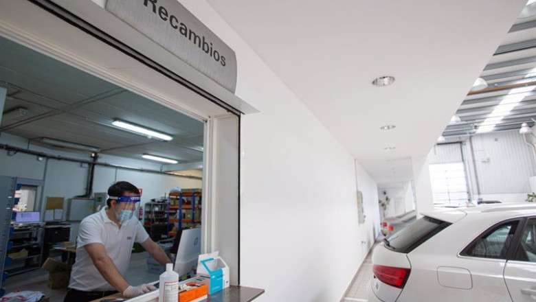 Imagen de un concesionario en pandemia. | Iñaki Berasaluce - Europa Press - Archivo ep imagen de un concesionario en pandemia