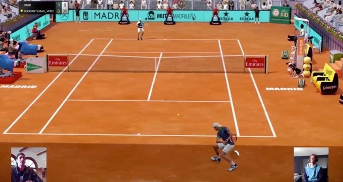 ep imagen del partido online del mutua madrid open virtual pro entre diego schwartzman y john isner ep imagen del partido online del mutua madrid open virtual pro entre diego schwartzman y john isner