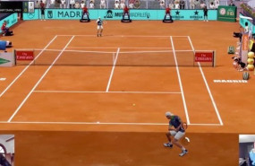 ep imagen del partido online del mutua madrid open virtual pro entre diego schwartzman y john isner