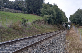 ep imagen del trazado en el tramo que une monforte y lugo