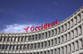 ep logo de occident en la sede de grupo catalana occidente en sant cugat del valls barcelona