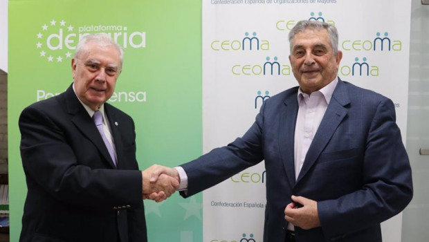 ep los presidentes de la plataforma denaria y ceoma suscriben un acuerdo para defender a las