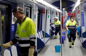 ep medidas especiales de limpieza en metro por el coronavirus
