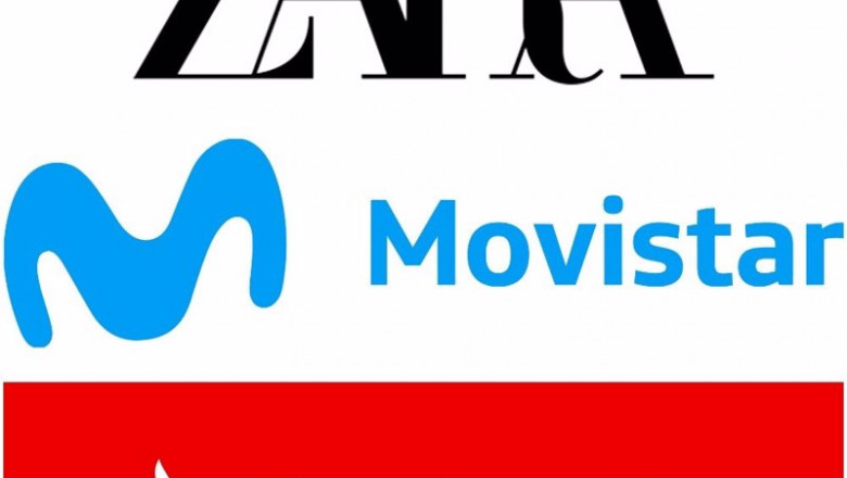 Montaje de Zara, Movistar y Santander, las marcas más valiosas españolas | EUROPA PRESS ep montaje de zara movistar y santander las marcas mas valiosas espanolas