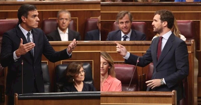 EDUARDO PARRA / EUROPA PRESS - Archivo ep montaje fotografico del presidente del gobierno en funciones pedro sanchez y el lider del pp