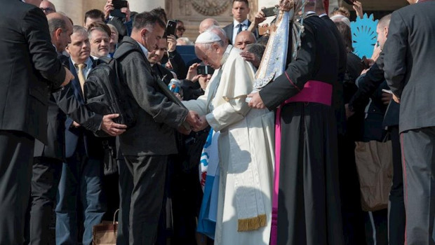 ep october 30 2019 - vatican pope francis prays on the tombstone of the last unknown anglo-argentine
