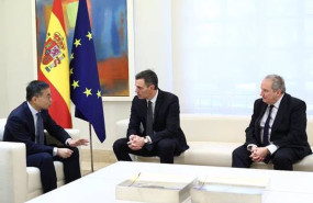 ep pedro sanchez recibe al presidente de envision