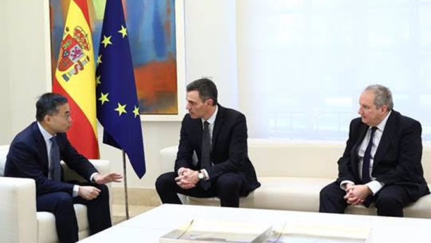 ep pedro sanchez recibe al presidente de envision