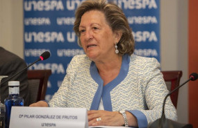 ep pilar gonzalez de frutos presidenta de unespa durante la presentacion del portal prevenir para