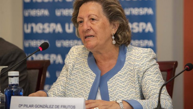 ep pilar gonzalez de frutos presidenta de unespa durante la presentacion del portal prevenir para