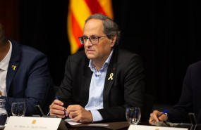 ep presidentela generalitatcatalunya quim torra duranteconstitucionplenariopacto nacionalla movilidad segurasostenible