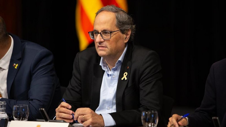 David Zorrakino - Europa Press ep presidentela generalitatcatalunya quim torra duranteconstitucionplenariopacto nacionalla movilidad segurasostenible