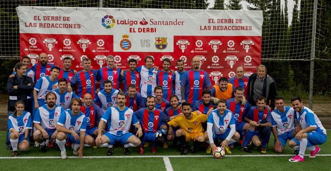 El RCD Espanyol supera al FC Barcelona en el Derbi de las Redacciones de LaLiga | BANCO SANTANDER ep rcd espanyol superafc barcelonaderbilas redaccioneslaliga
