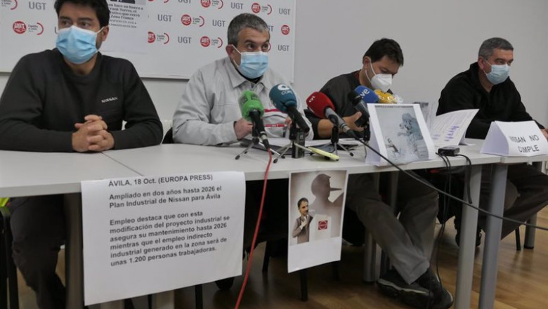 ep rueda de prensa del comite de empresa de nissan