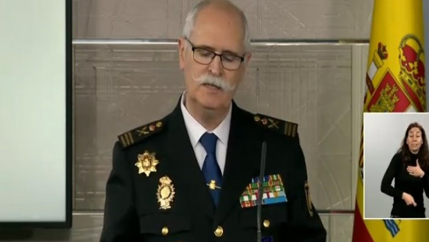 ep rueda de prensa del subdirector general de logistica e innovacion de la policia nacional