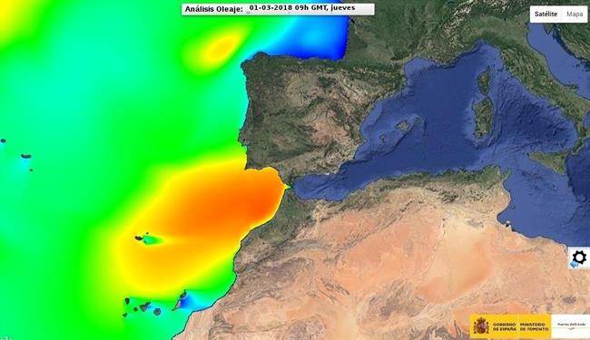 Temporal en Cádiz | PUERTOS DEL ESTADO ep temporalcadiz