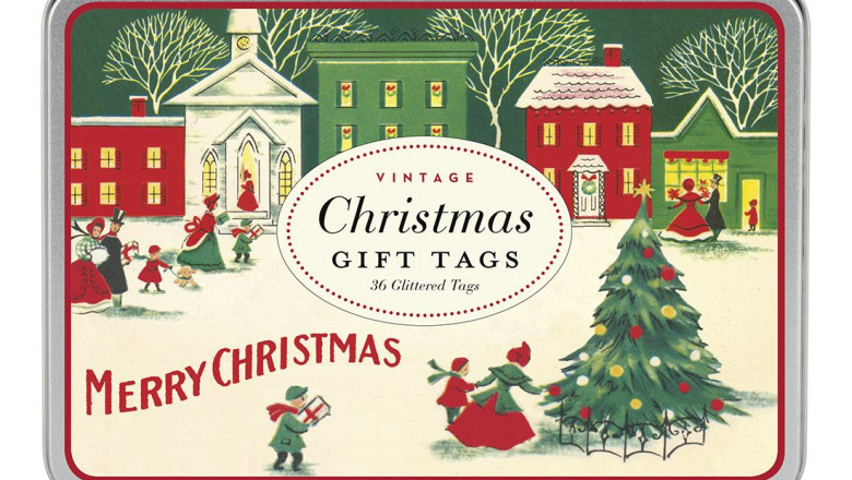 etiquetas vintage christmasdisponible en puntos de venta cavallini co en espaa