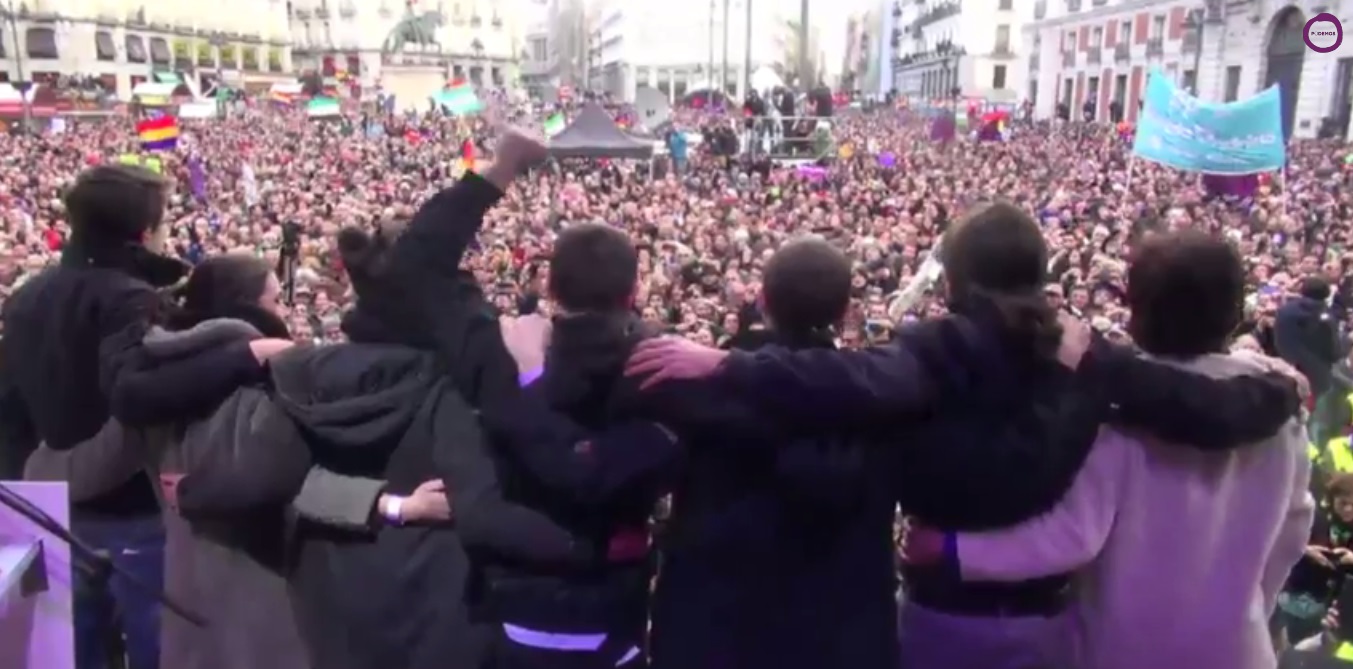 podemos manifestacion iglesias podemos manifestacion iglesias