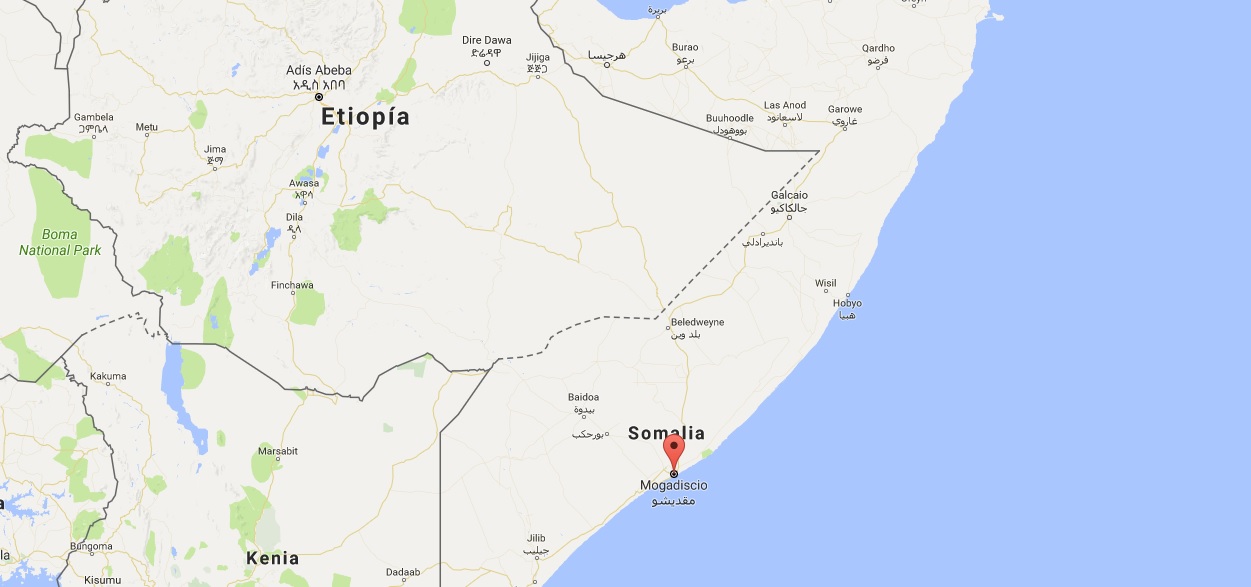 Ubicación de Mogadiscio (Somalia). | Google Maps. mogadiscio somalia ubicacion mapa maps localizacion