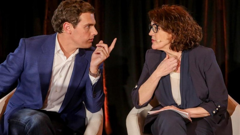 Albert Rivera y Luis Garicano en un coloquio sobre el futuro de Europa y los ret | Ricardo Rubio - Europa Press ep albert riveraluis garicanoun coloquiofuturoeuropalos ret