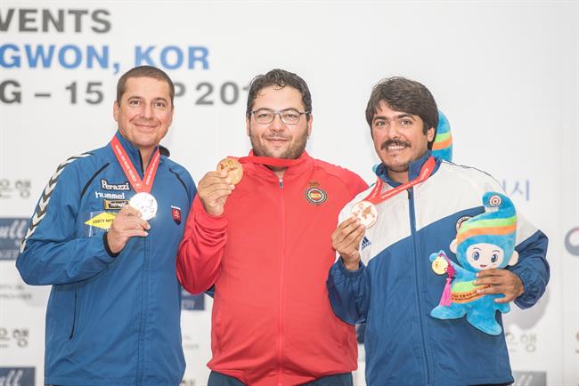 Alberto Fernández con su oro mundial de Trap | ISSF ep alberto fernandezsu oro mundialtrap