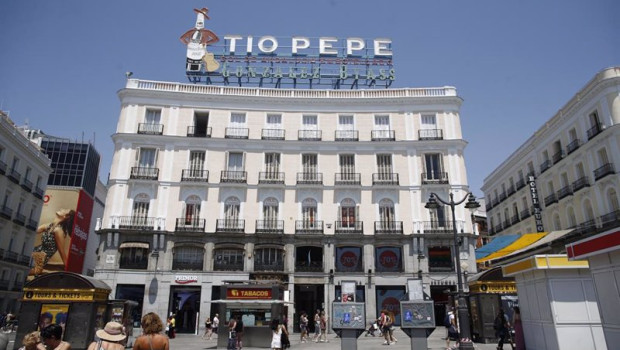 ep archivo edificio de tio pepe en la puerta del sol de madrid ep archivo edificio de tio pepe en la puerta del sol de madrid