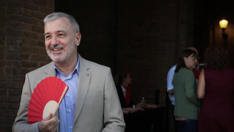 ep archivo   el alcalde de barcelona jaume collboni durante la clausura del acto por el centenario