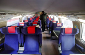 ep archivo   el nuevo tren de alta velocidad ouigo a su llegada a la estacion maria zambrano