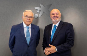 ep archivo   el presidente de la fundacion la caixa y de criteriacaixa isidro faine izda y el ceo de