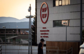 ep archivo   fachada de la sede de la real federacion espanola de futbol rfef