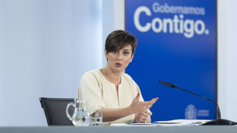 ep archivo   la ministra de politica territorial y portavoz del gobierno isabel rodriguez ofrece una