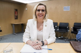 ep archivo   la presidenta de asufin patricia suarez durante una reunion con las patronales
