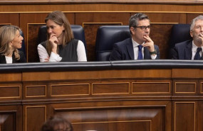 ep archivo   la vicepresidenta segunda yolanda diaz la vicepresidenta tercera sara aagesen y el