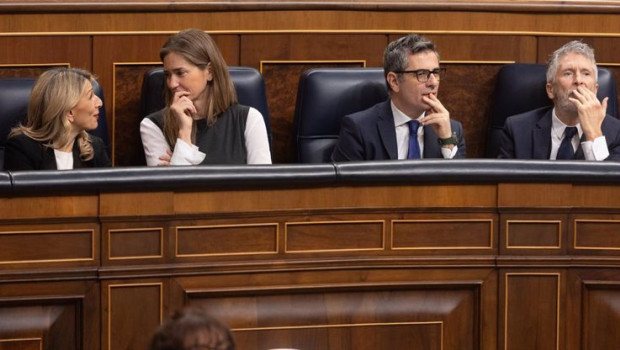 ep archivo   la vicepresidenta segunda yolanda diaz la vicepresidenta tercera sara aagesen y el