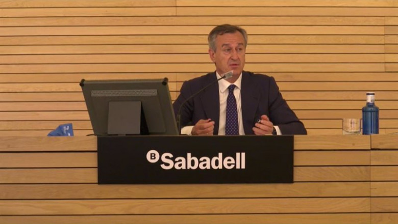 ep el consejero delegado de banco sabadell cesar gonzalez bueno durante la presentacion ep el consejero delegado de banco sabadell cesar gonzalez bueno durante la presentacion