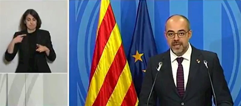 ep el conseller de interior de la generalitat miquel buch en rueda de prensa telematica sobre el ep el conseller de interior de la generalitat miquel buch en rueda de prensa telematica sobre el