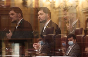 ep el portavoz de erc en el congreso gabriel rufian interviene en el congreso de los diputados