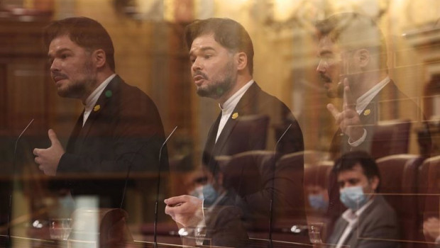 ep el portavoz de erc en el congreso gabriel rufian interviene en el congreso de los diputados
