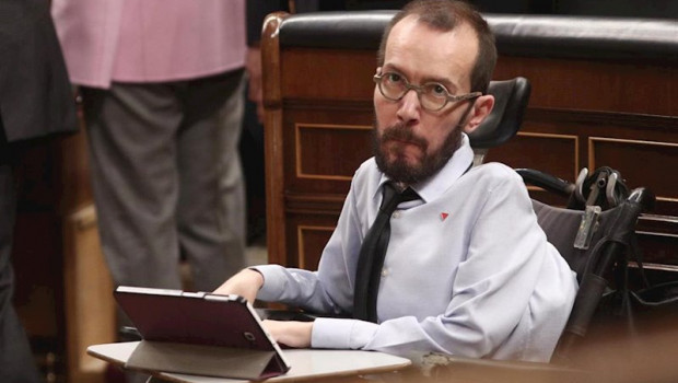 ep el portavoz de unidas podemos en el congreso de los diputados pablo echenique en el congreso de
